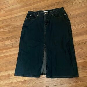 Halogen denim size 8 jeans skirt